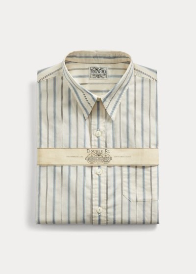 Camisa Ralph Lauren Hombre Creme / Multicolor - Slim Fit Striped - DWLMN6853